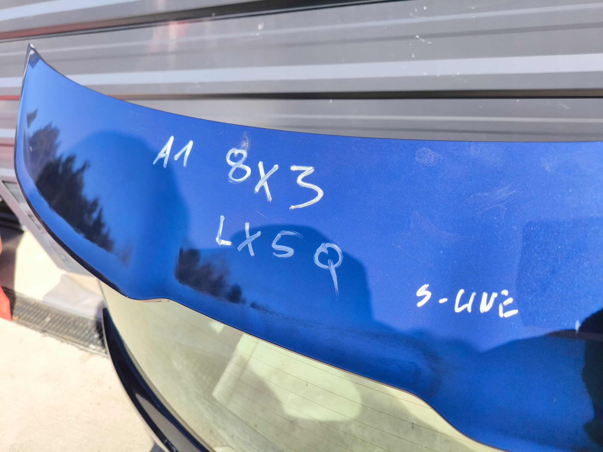 boot doors rear part AUDI A1 8X LX5Q 3-door S LINE original !!!