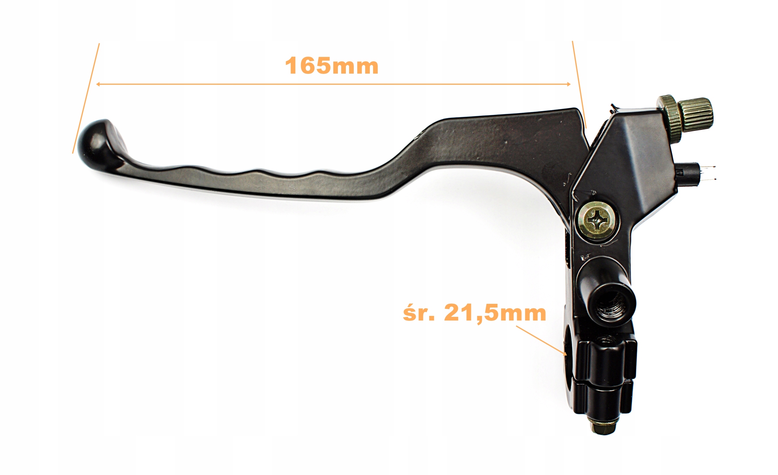 DŹWIGNIA SPRZĘGŁA LEWA Z MOCOWANIEM - ROMET ZETKA EAN (GTIN) 5904954105871