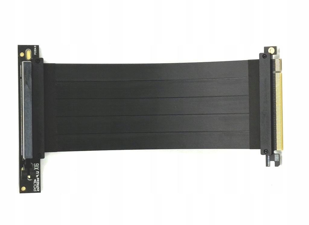 Kabel taśma przedłużacz Pci-e 4.0 X16 Riser 32 GB/s 0-90 stopni 200mm 20cm