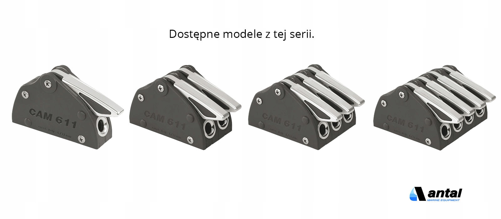 STOPER FAŁOWY ANTAL POJEDYNCZY ALU CAM 611 - 01376 Stan opakowania oryginalne