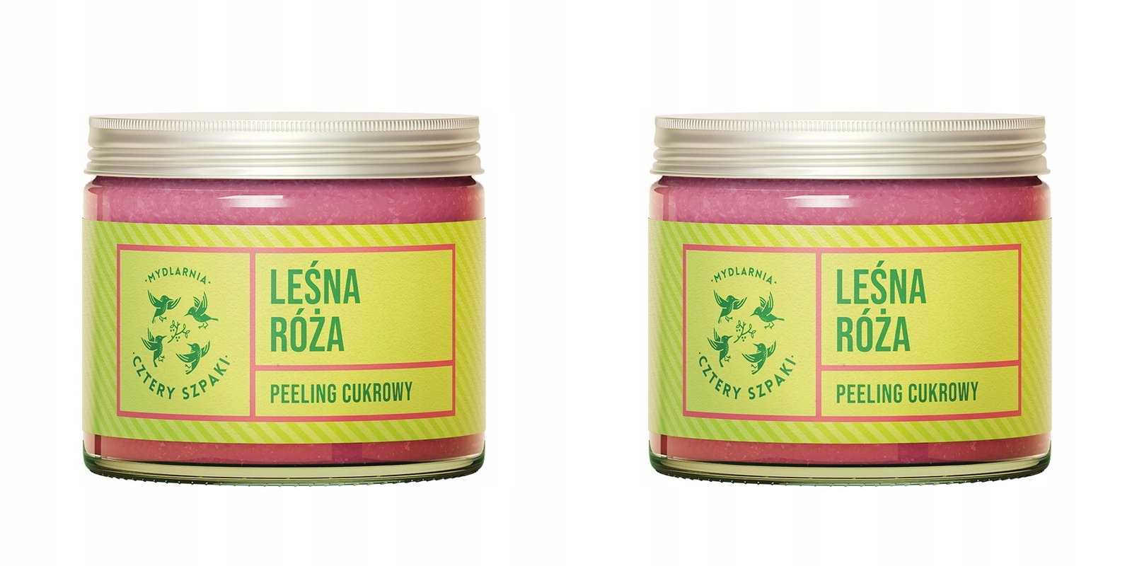 2x Mydlarnia Cztery Szpaki Lesní růže cukrový peeling 250 ml