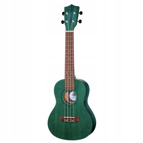 Koncertní ukulele Mahagon, Gravírování, Modrozelená Bumblebee BUC23 Blue