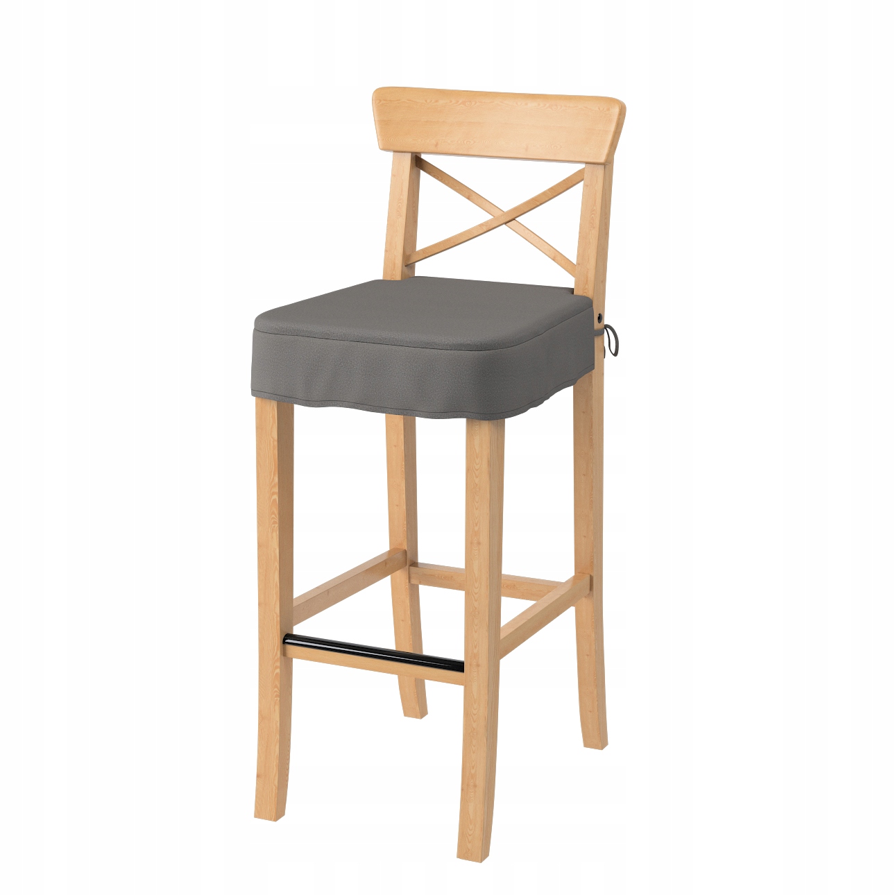 Sedák na barovou židli Ingolf Ikea černý