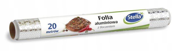 Folia aluminiowa STELLA 20m rolka
