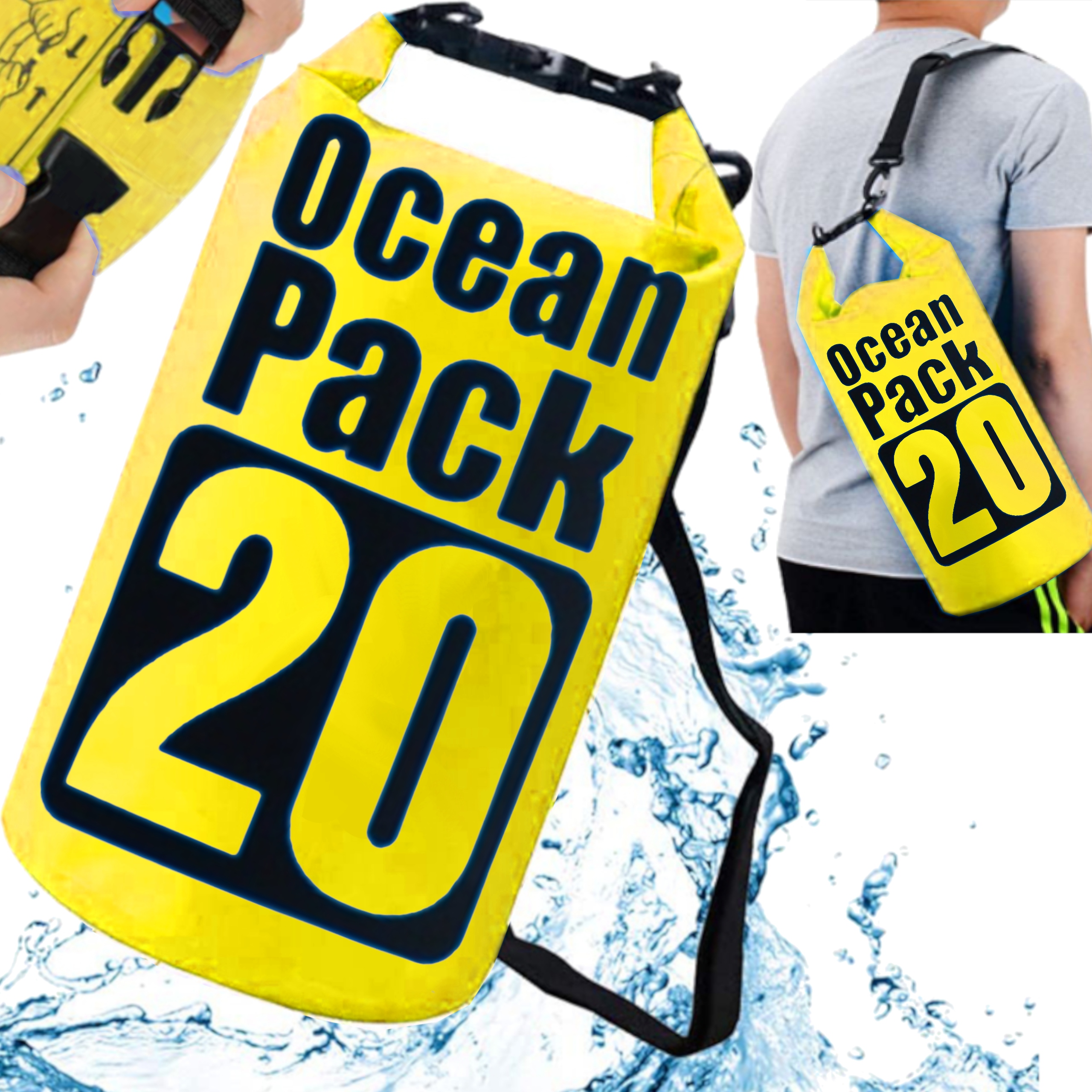 

Worek Wodoszczelny Wodoodporny Plecak Pojemny 20L