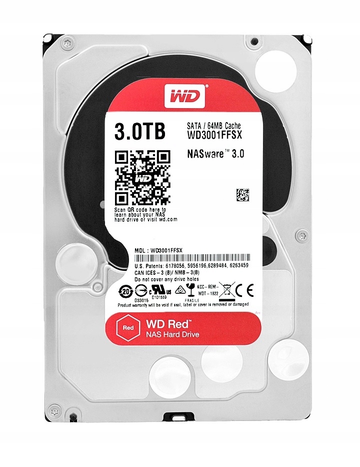 【2台/計6TB】WD Red 3TB HDD WD30EFRX Western Digital RED WD30EFRX, Dysk HDD do NAS, 3TB : Amazon