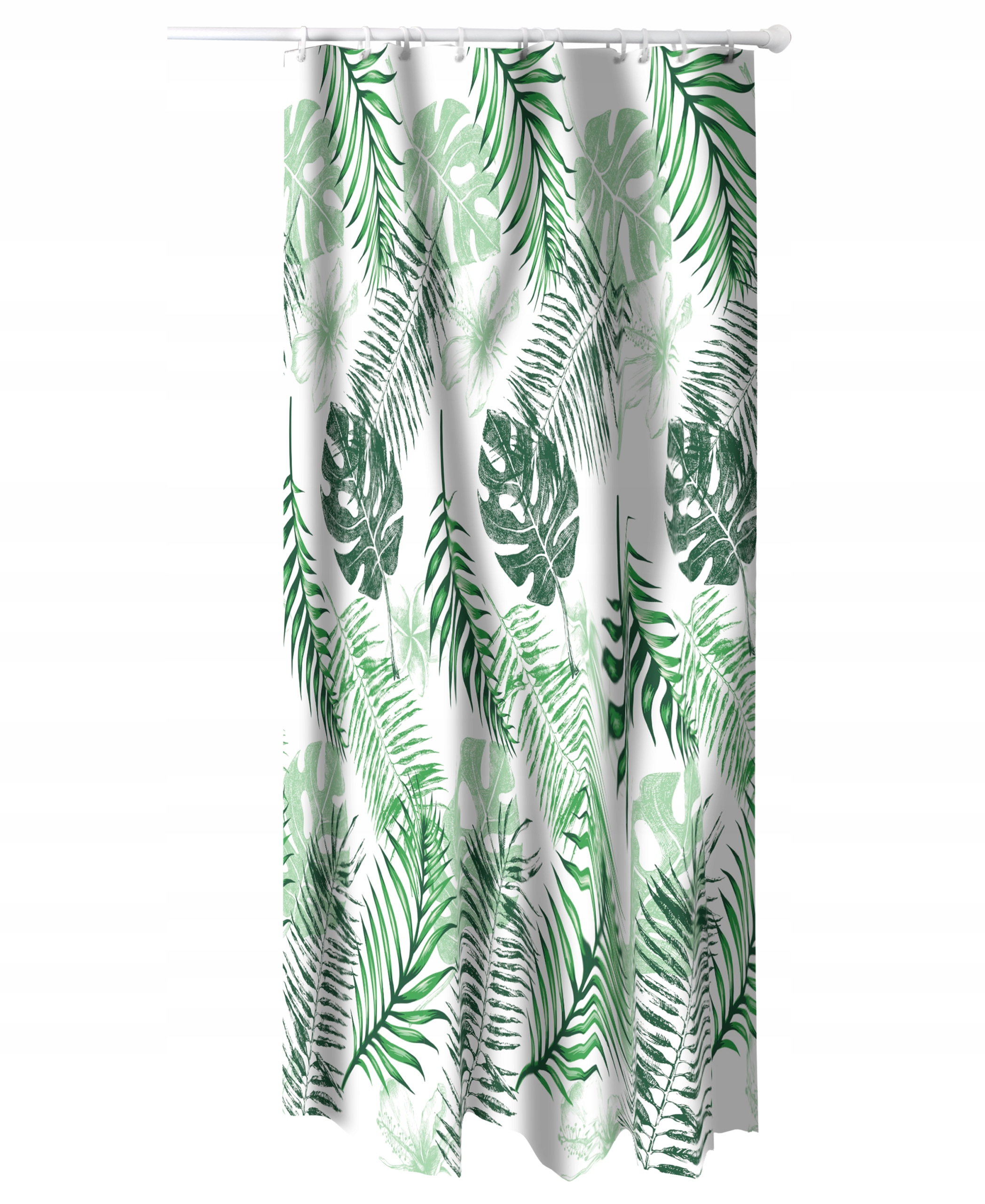 

Zasłonka prysznicowa materiałowa Leaf liście