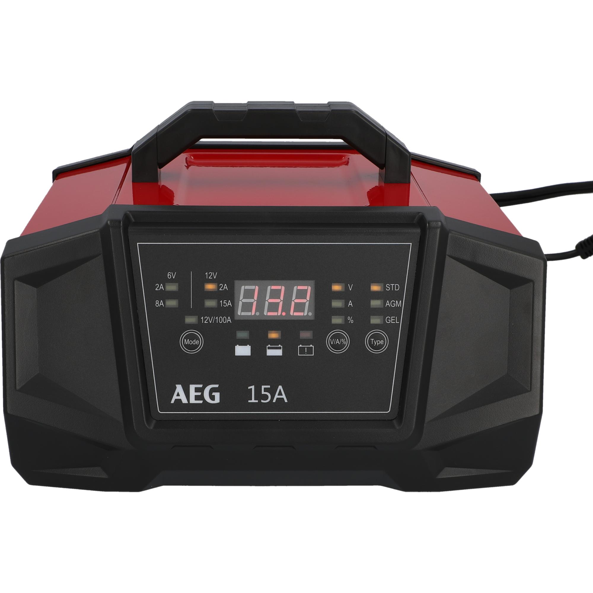 Prostownik Samochodowy z Rozruchem 6V/12V AEG WM15 Model WM15