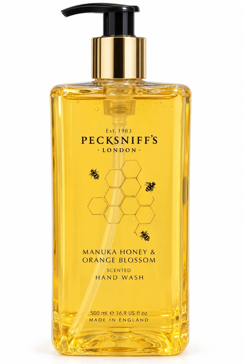 Pecksniff’s Manuka Honey & Orange Blossom mýdlo na ruce 500 ml