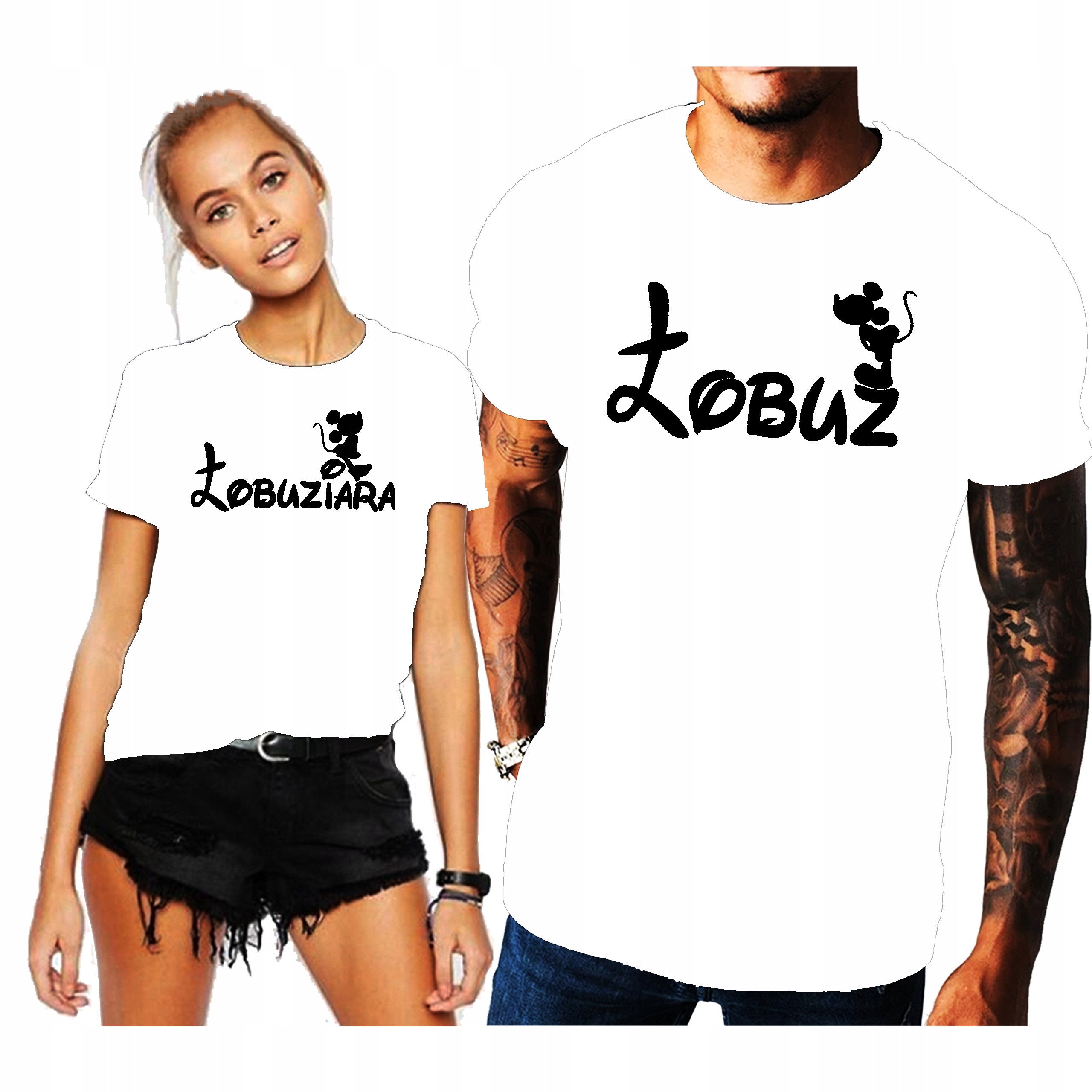 

Koszulki T-shirt dla par damska / męska