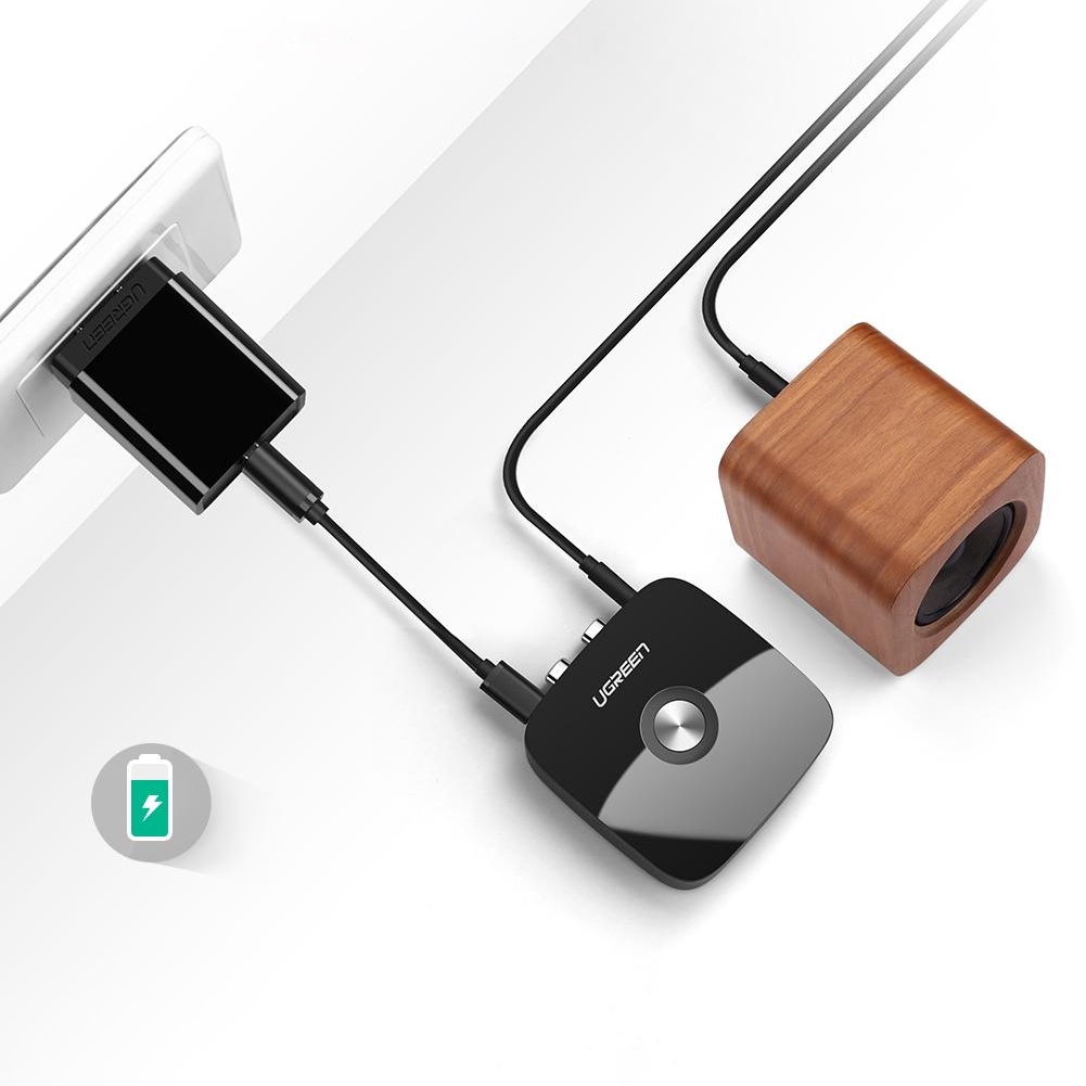 UGREEN ODBIORNIK ADAPTER BLUETOOTH MINI JACK 3,5mm 2 RCA + KABEL Profile Bluetooth A2DP