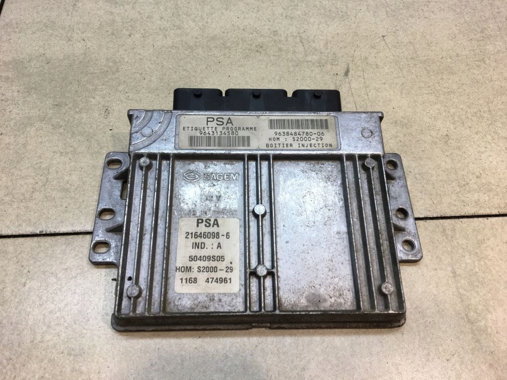 control unit of the engine CITROEN XSARA II 1.4 9638484780