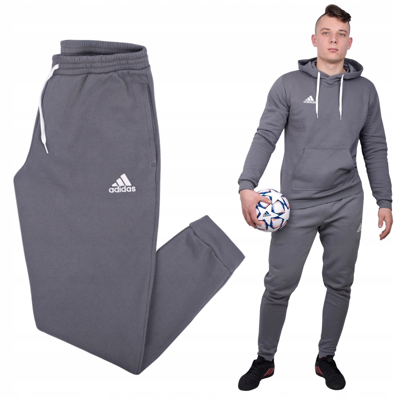 

Męskie Spodnie Dresowe Adidas Entrada 22 L