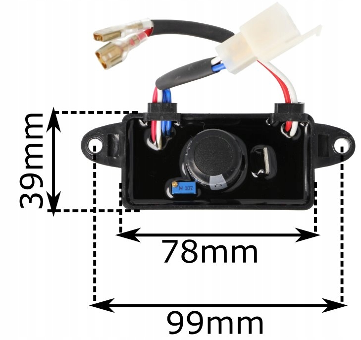 STABILIZATOR napięcia AVR moduł regulator 250V 330 µF stabilizator 160 168F Rodzaj regulator obrotów