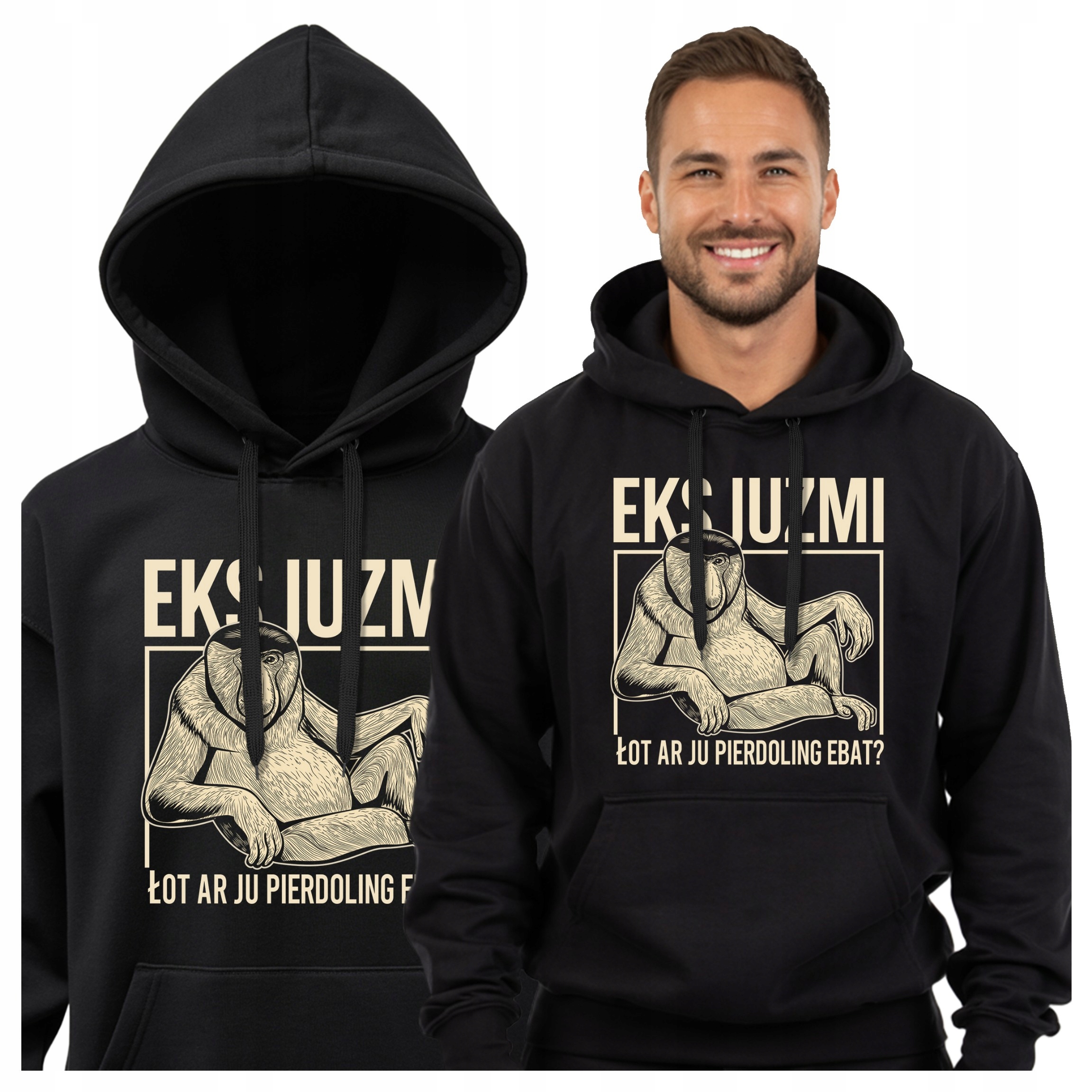 Pánská Mikina S Vtipným Potiskem A Dárek Pro Janusze Poláka Na Dovolenou Eks