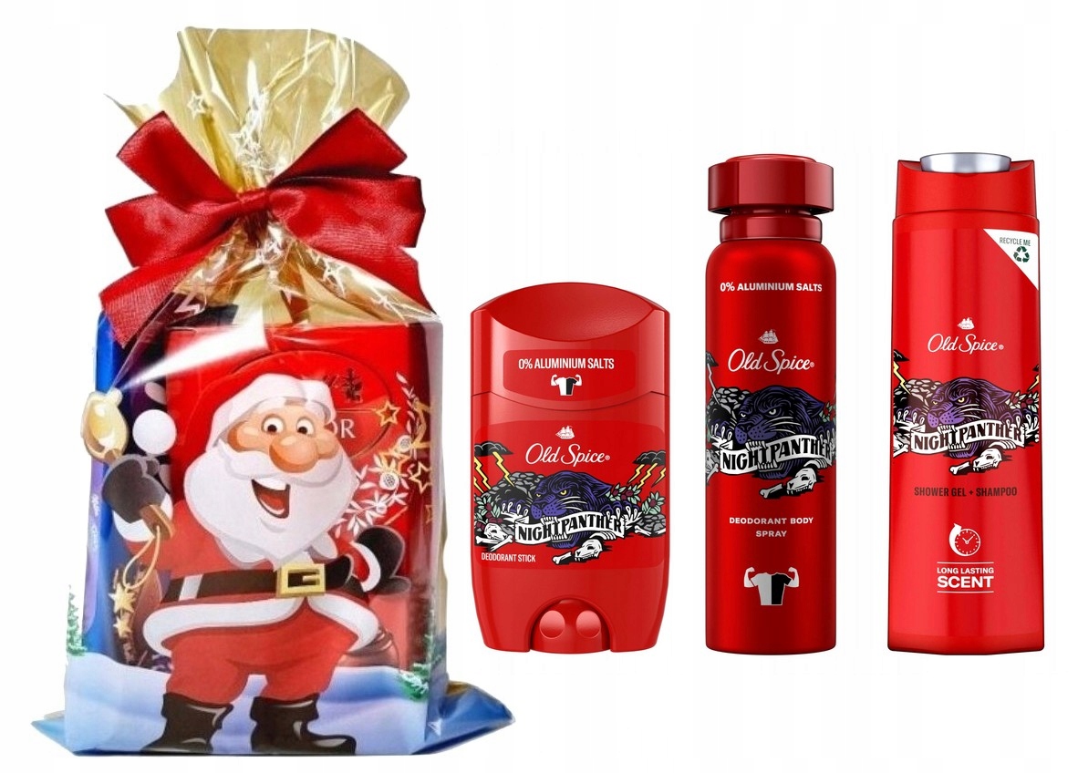 Old Spice Nightpanther dárková sada Tužka Sprej Gel 400 m