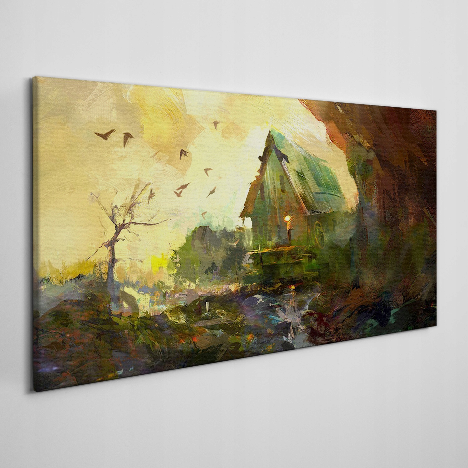 

Nowoczesny fotoobraz ścienny na płótnie Dom 120x60