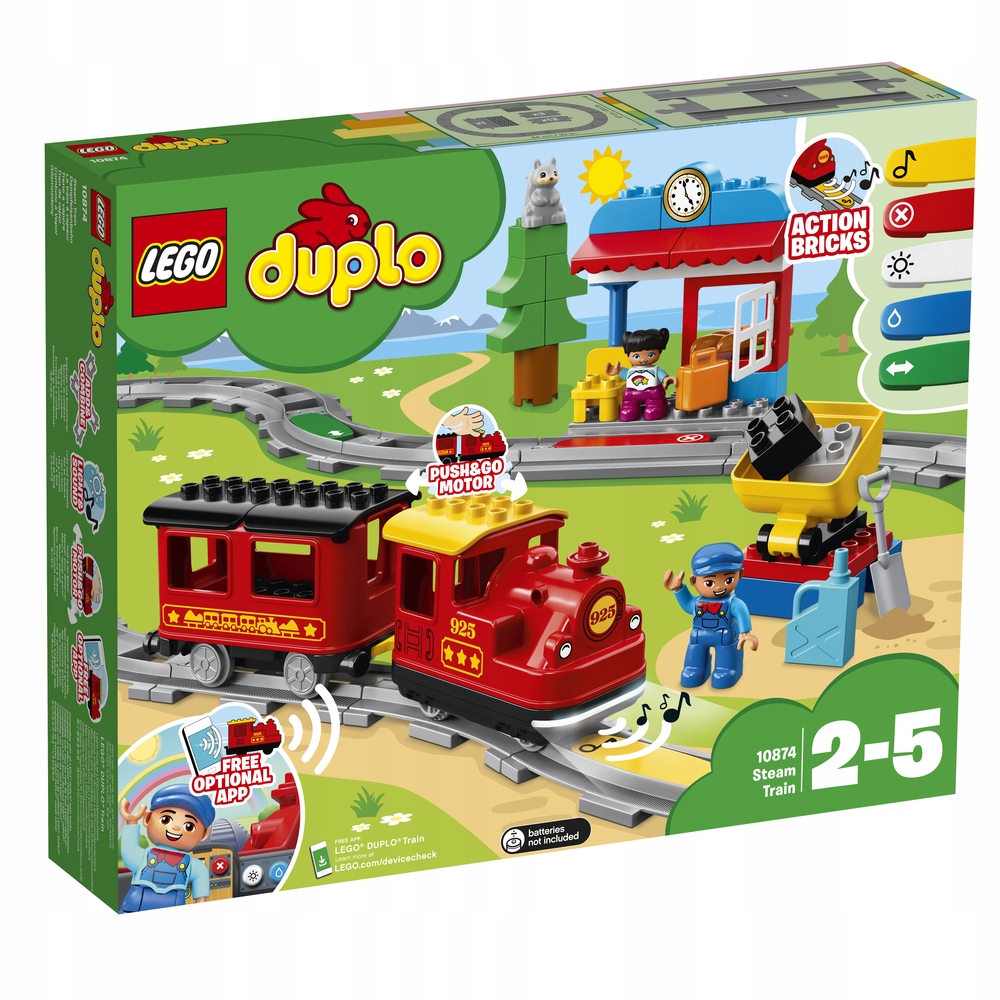 

Lego Duplo Town Pociąg Parowy 10874