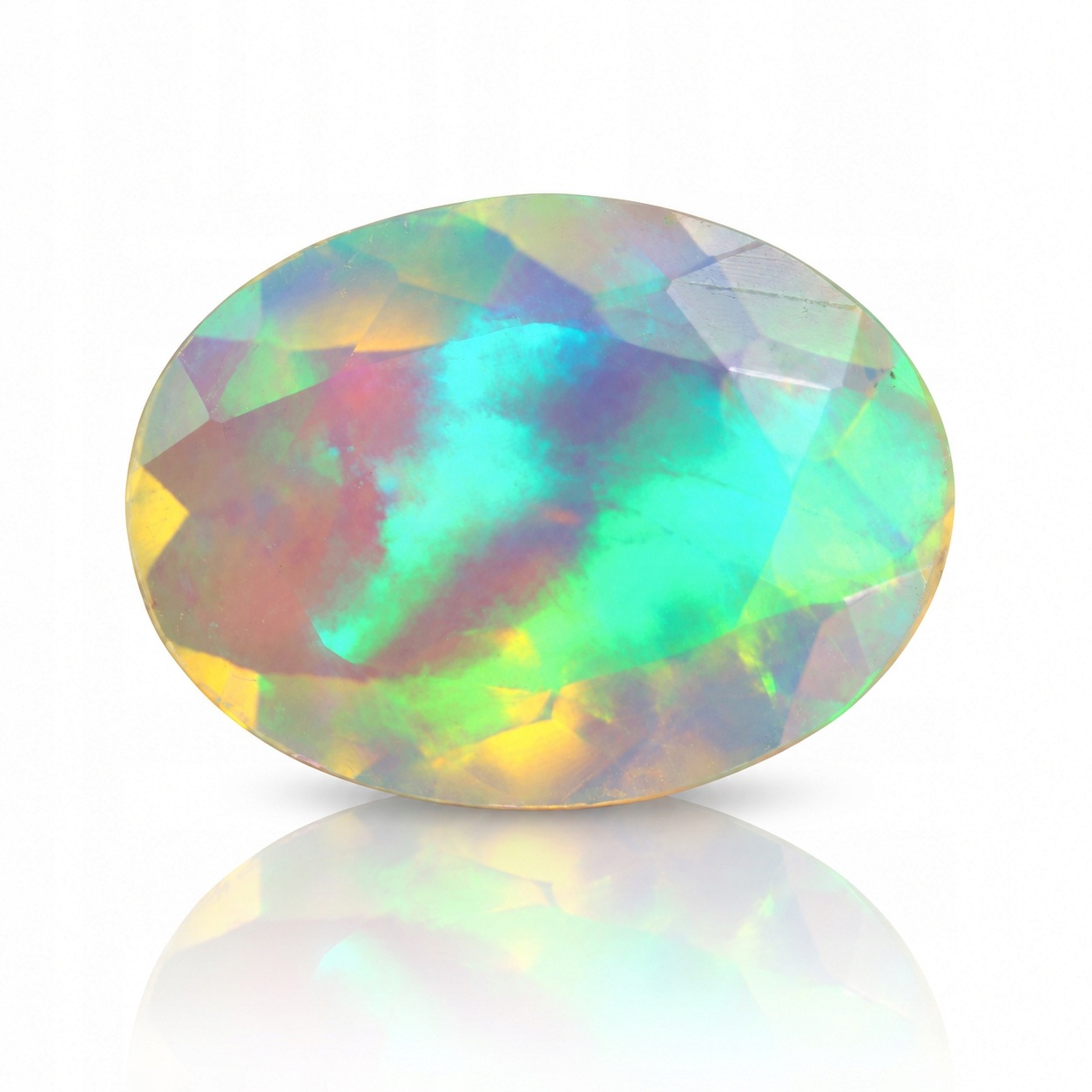 Přírodní opál 1.63 ct Ovál Etiopie certifikát Wbd