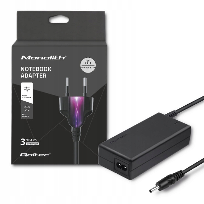 

Qoltec Zasilacz do Asus 45W 19V 2.37A 3.0*1.0