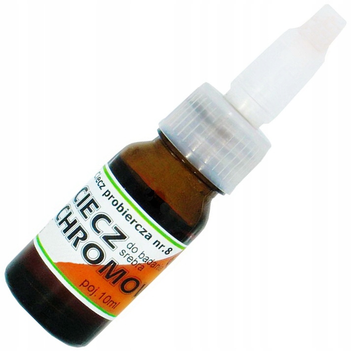 

Ciecz Probiercza Chromowa Do Badania Srebra 10 ml