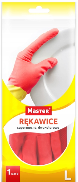 

Rękawice Supermocne, Dwukolorowe Master