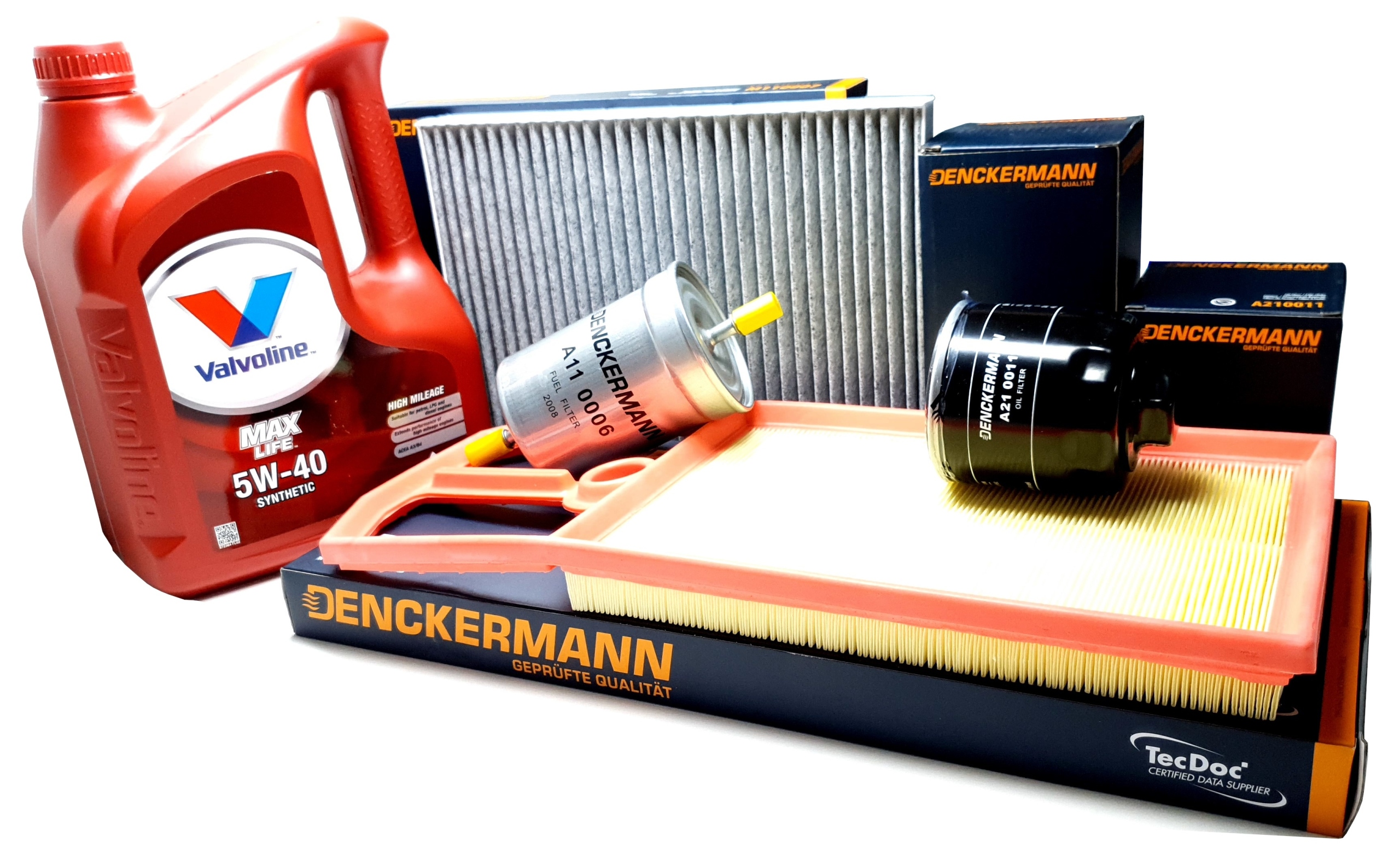 

4 Filtry 4L Oleju 5W40 Vw Bora Golf IV 1.4 16V