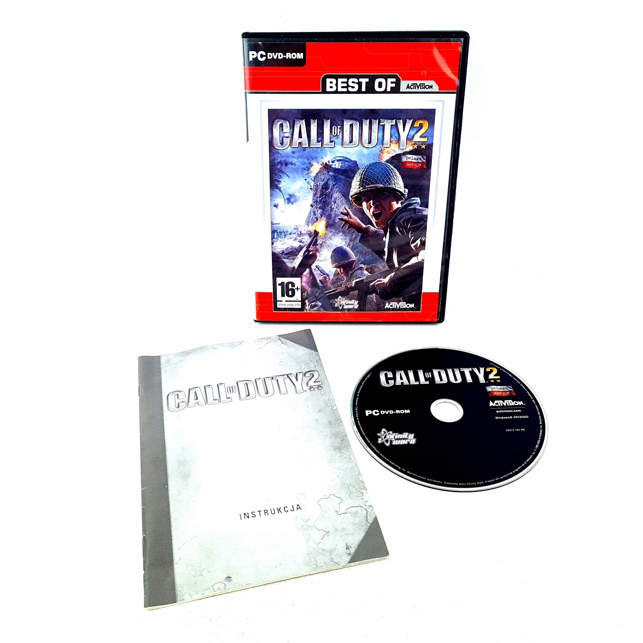 CALL OF DUTY 2 II PC POLSKIE WYDANIE PL