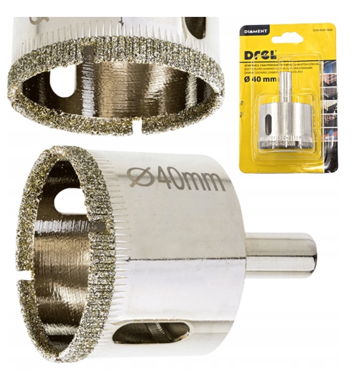 

Otwornica Diamentowa Koronka Do Gresu Płytek 40 mm