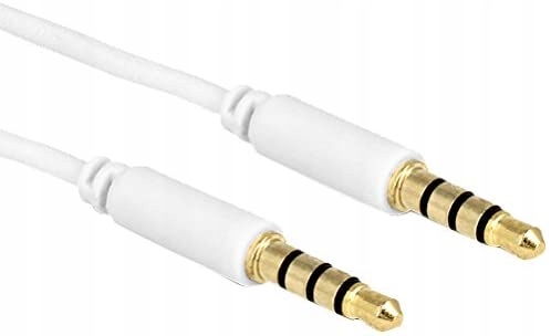DeLOCK 3.5mm 3.5mm, 0.5m kabel audio 0,5 m Biały