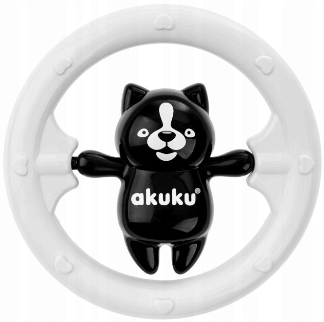 

Akuku Grzechotka Sensoryczna Kontrastowa Miś 0m+