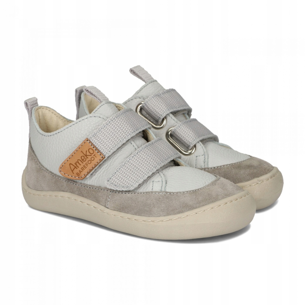 Półbuty Ameko Barefoot Afro Gravel chłopięce na rzepy 25