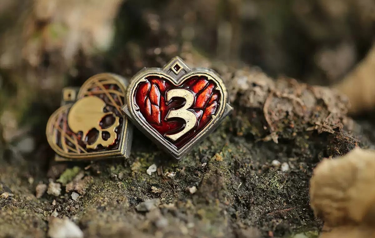 ŻYĆKO 3 ZŁOTA METALOWA MONETA ŻYCIE HEALTH SANITY POCZYTALNOŚĆ 1 SZT RPG Nazwa Żyćko 3 Złota Metalowa Moneta 1 szt