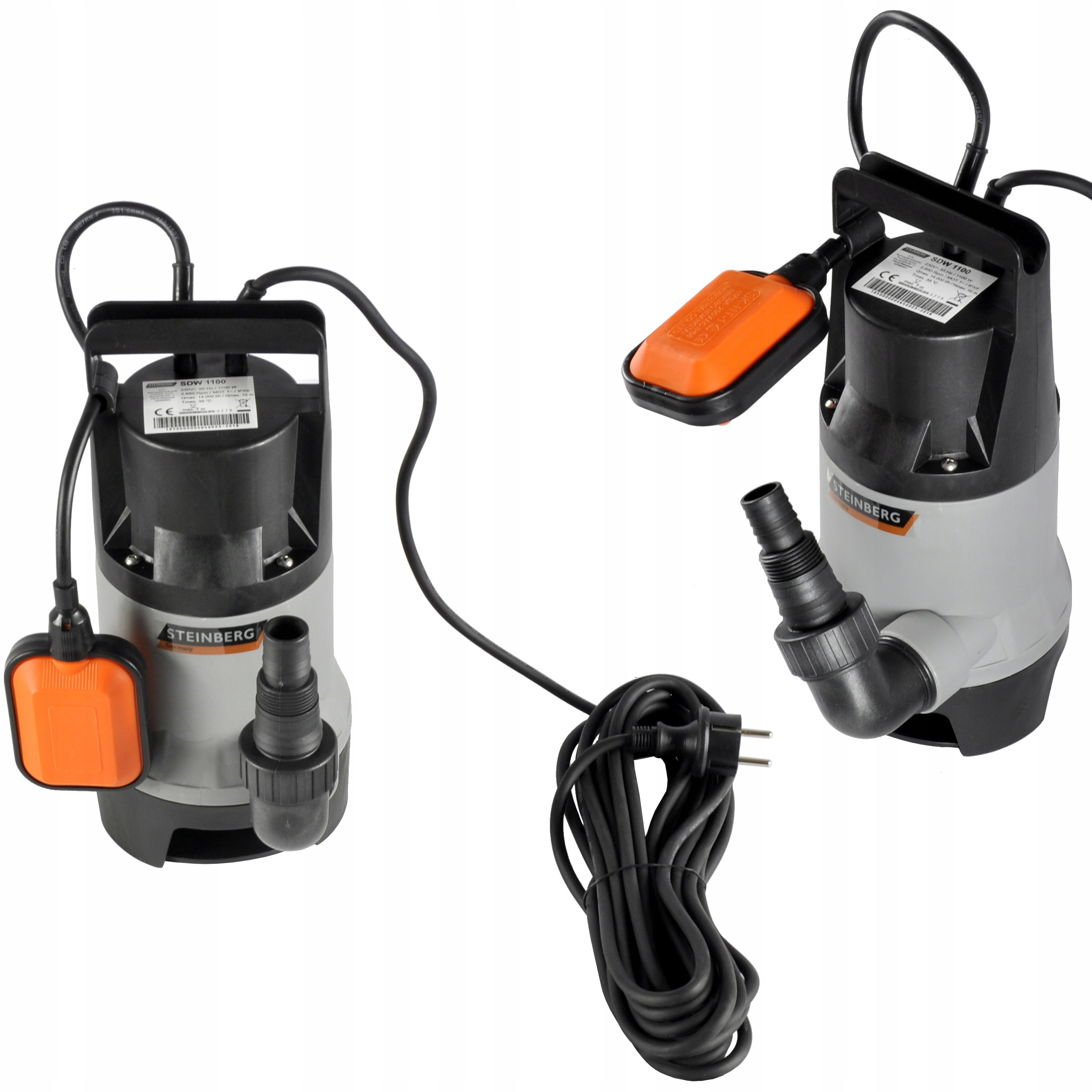 

Pompa Do Wody Brudnej 1100W 14 000l/h Pływak