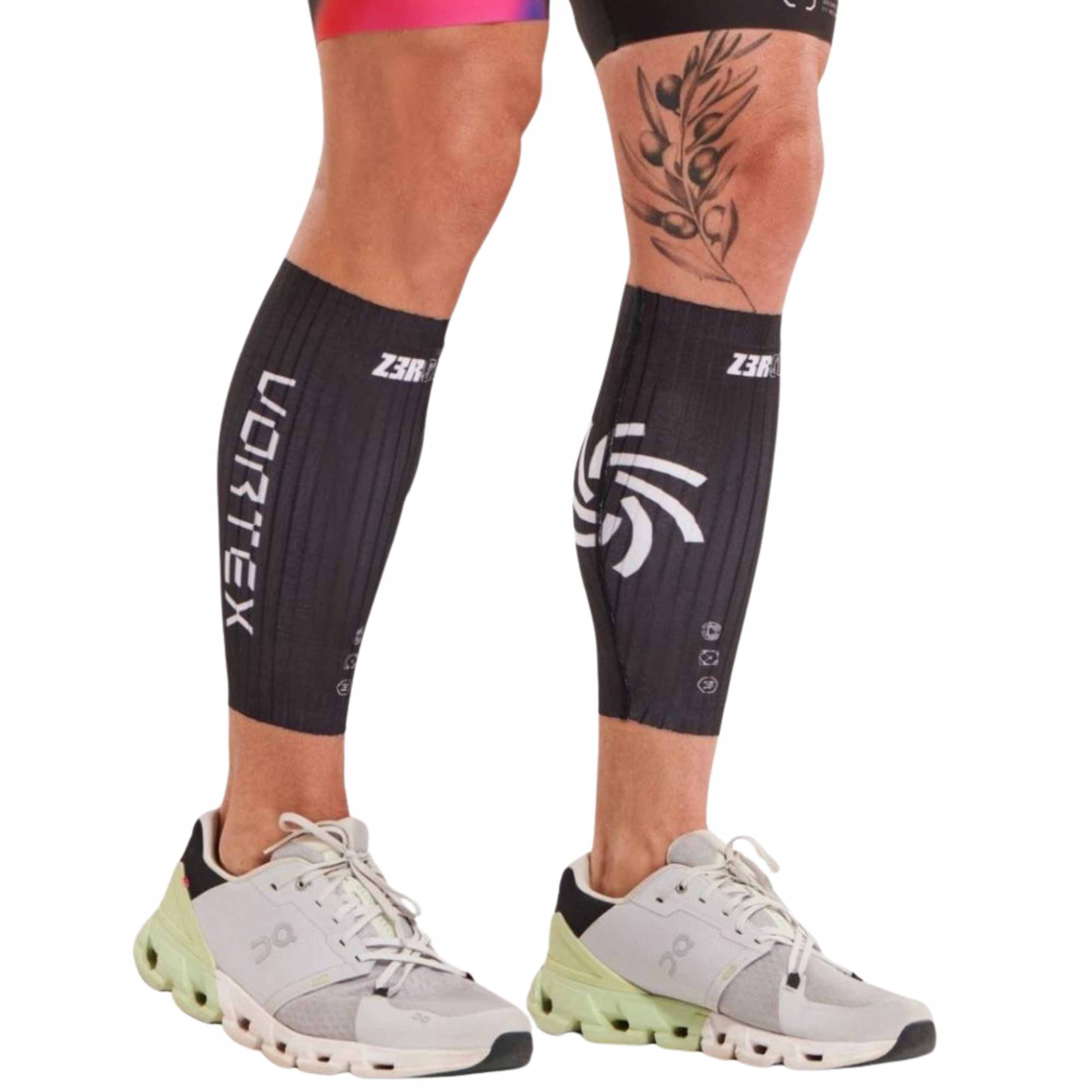 Opaski Aerodynamiczne na Łydki Ultralekkie Zerod Racer Aero Sleeves S/m