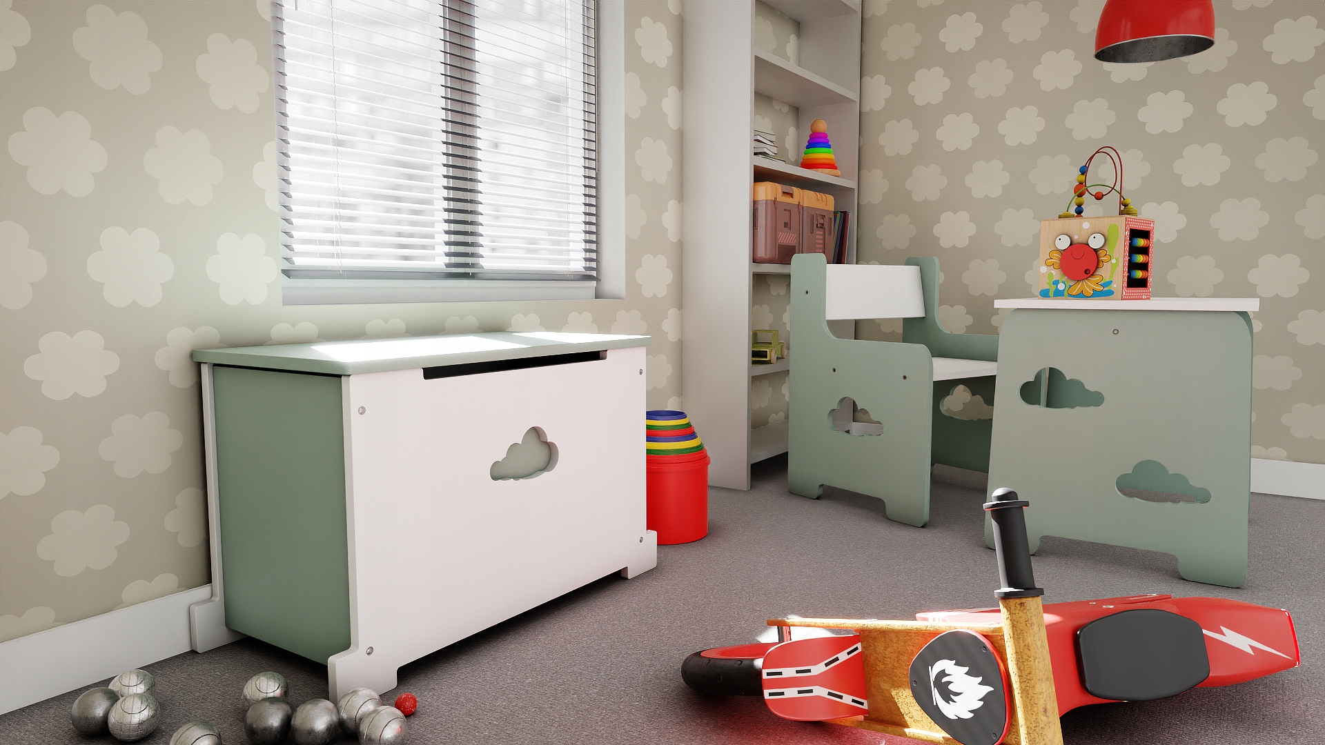 DWA KRZESEŁKA I STOLIK CHMURKA DLA DZIECI RÓŻNE KOLORY Marka SPECDREW