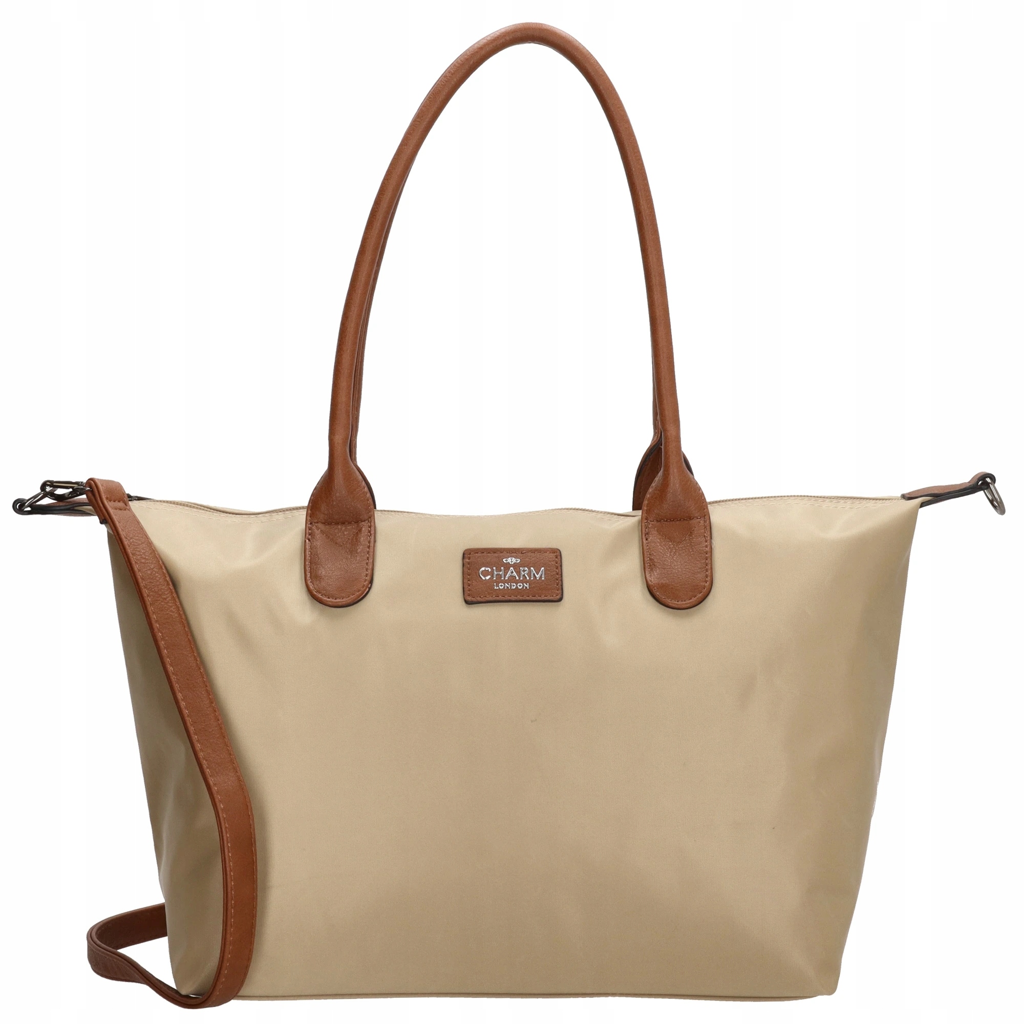 Nákupní shopper taška Charm London Buckingham 15,5L písková