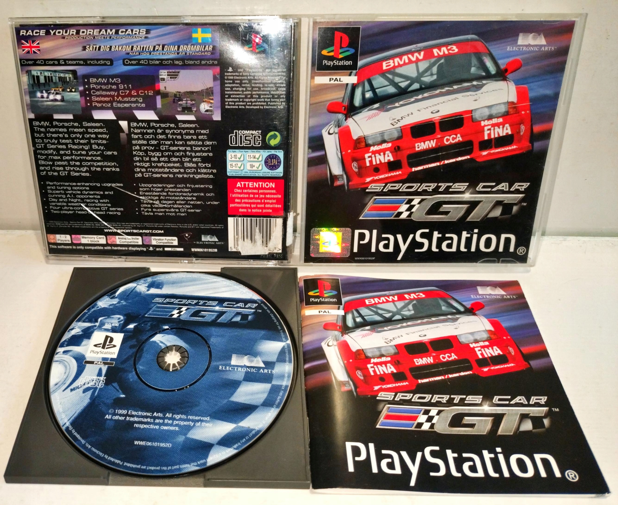 Sports Car GT 3XA Sony PlayStation (PSX)