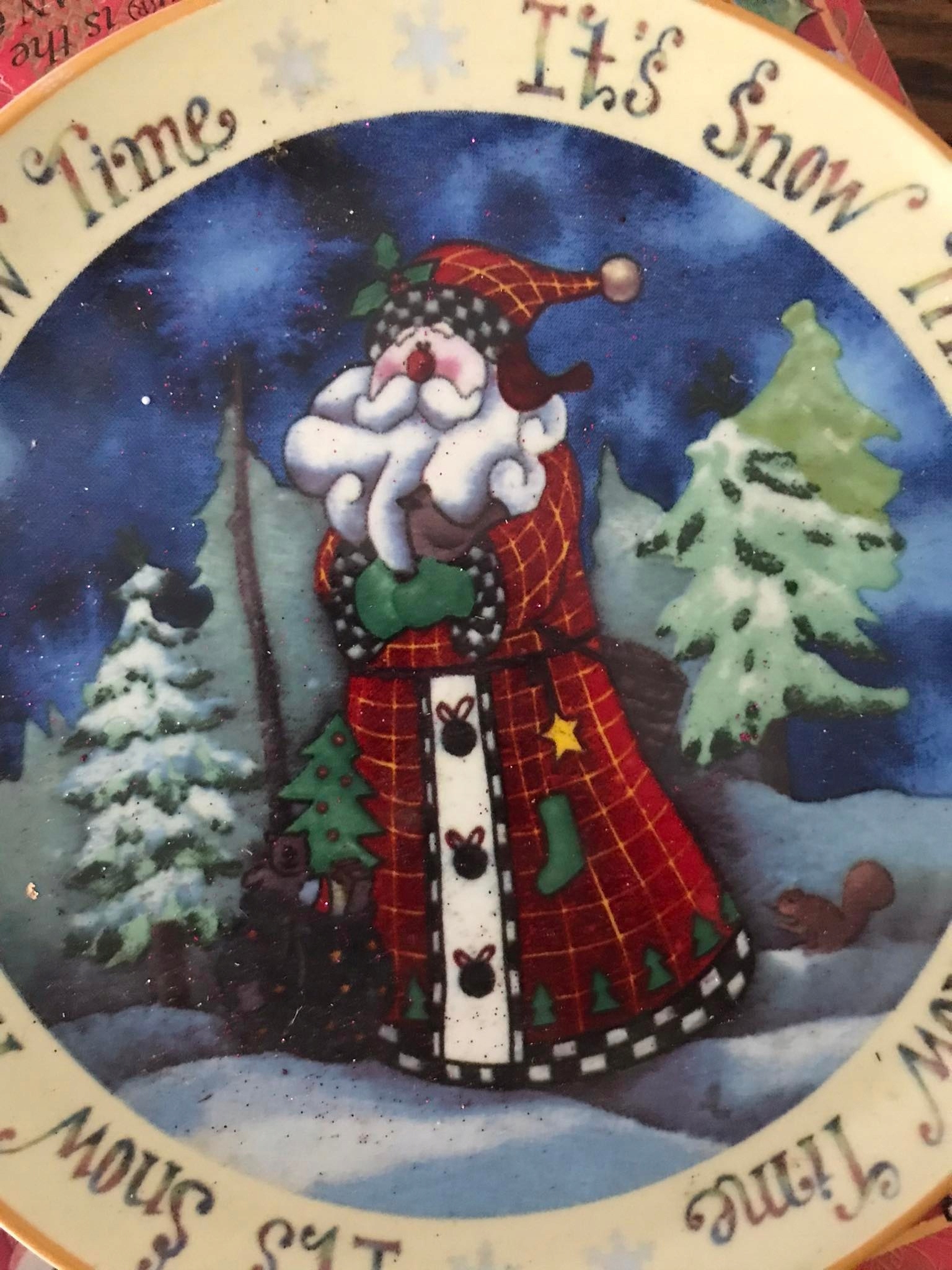 Porcelanowy talerz świąteczny Regency Fine Arts EAN (GTIN) 5021947392909