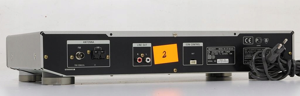 SONY ST-SE520 FIRMOWY TUNER RADIOWY Z RDS ! Kolor srebrny