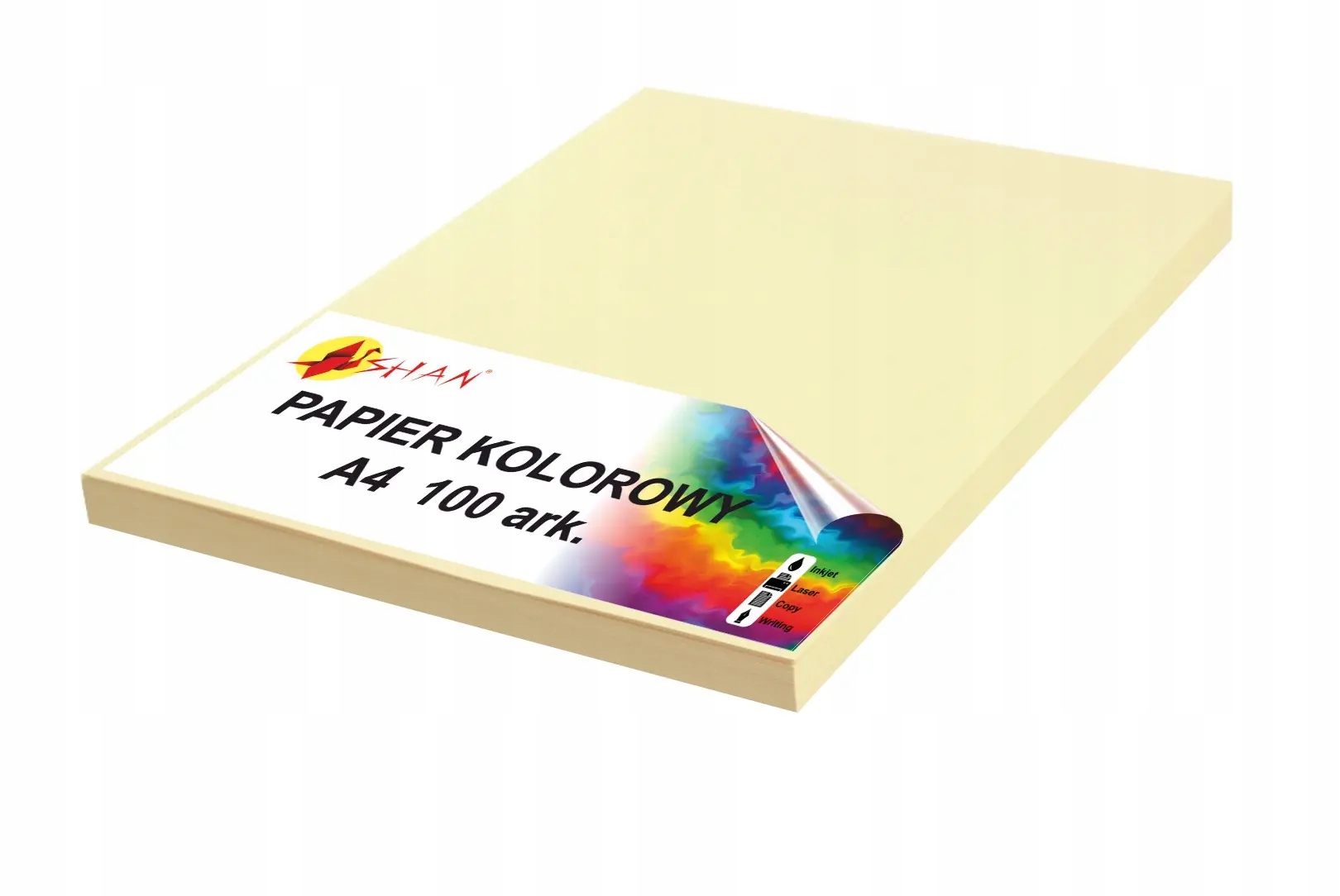 

Papier kolorowy A4 80g waniliowy 100 arkuszy