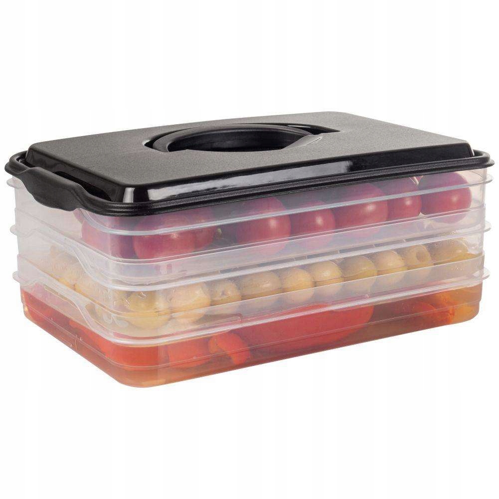 Pojemnik organizer na żywność podwójny do lodówki Rodzaj inny