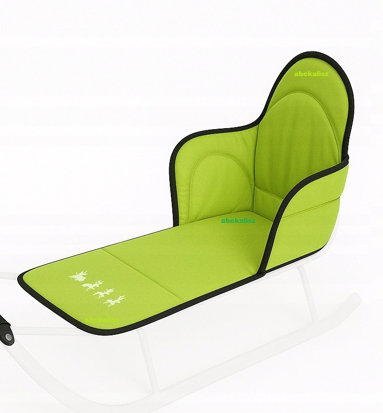 Materacyk podkładka do sanek Piccolino Zielony