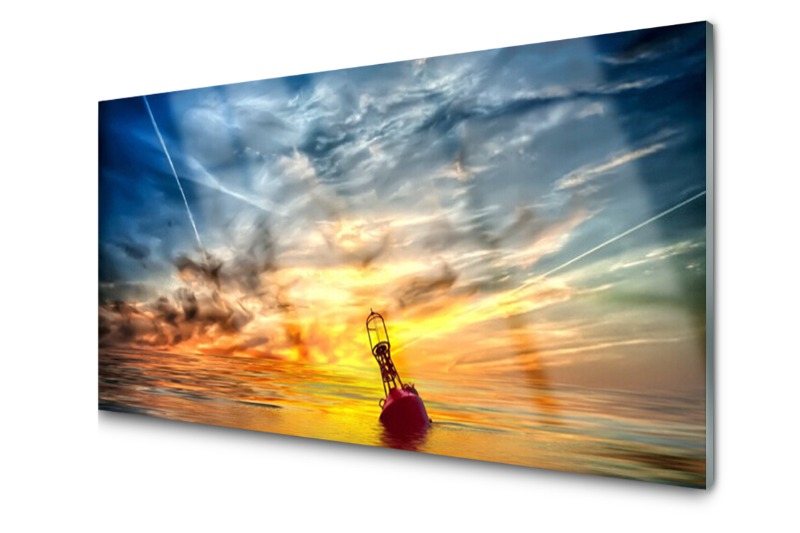 

Panel szklany Płytka Abstrakcja 140x70 + Klej