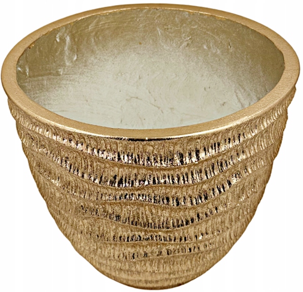 OSŁONKA DONICA 38 CM GOLD DONICZKA 2020-19-L Marka Madex