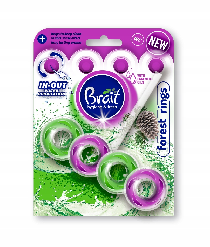 

Brait Kostka Toaletowa Forest Rings 40g