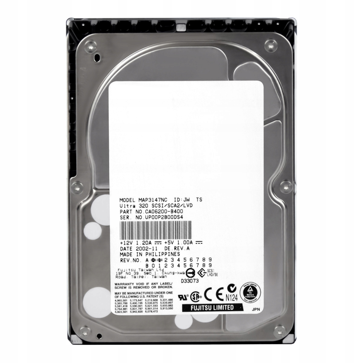 Fujitsu Enterprise 147GB 10K 8MB Scsi U320 3.5'' MAP3147NC