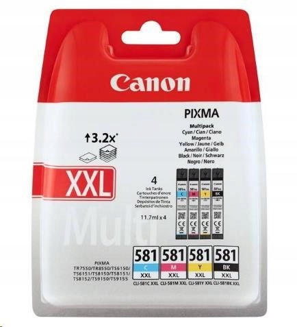 Canon CLI-581XXL Bk/c/m/y Multi Sec
