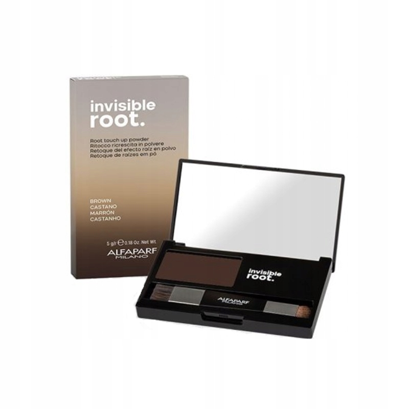 Alfaparf Invisible Root Color Brown puder korygujący odrosty brąz 5g