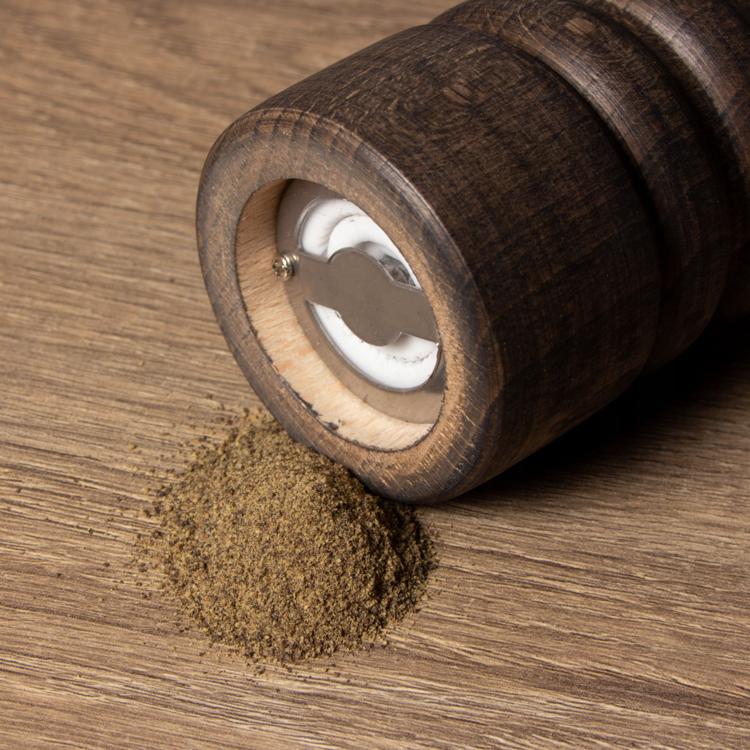 MŁYNKI MŁYNEK DO PIEPRZU I SOLI RĘCZNY DREWNIANY 2 Marka inna